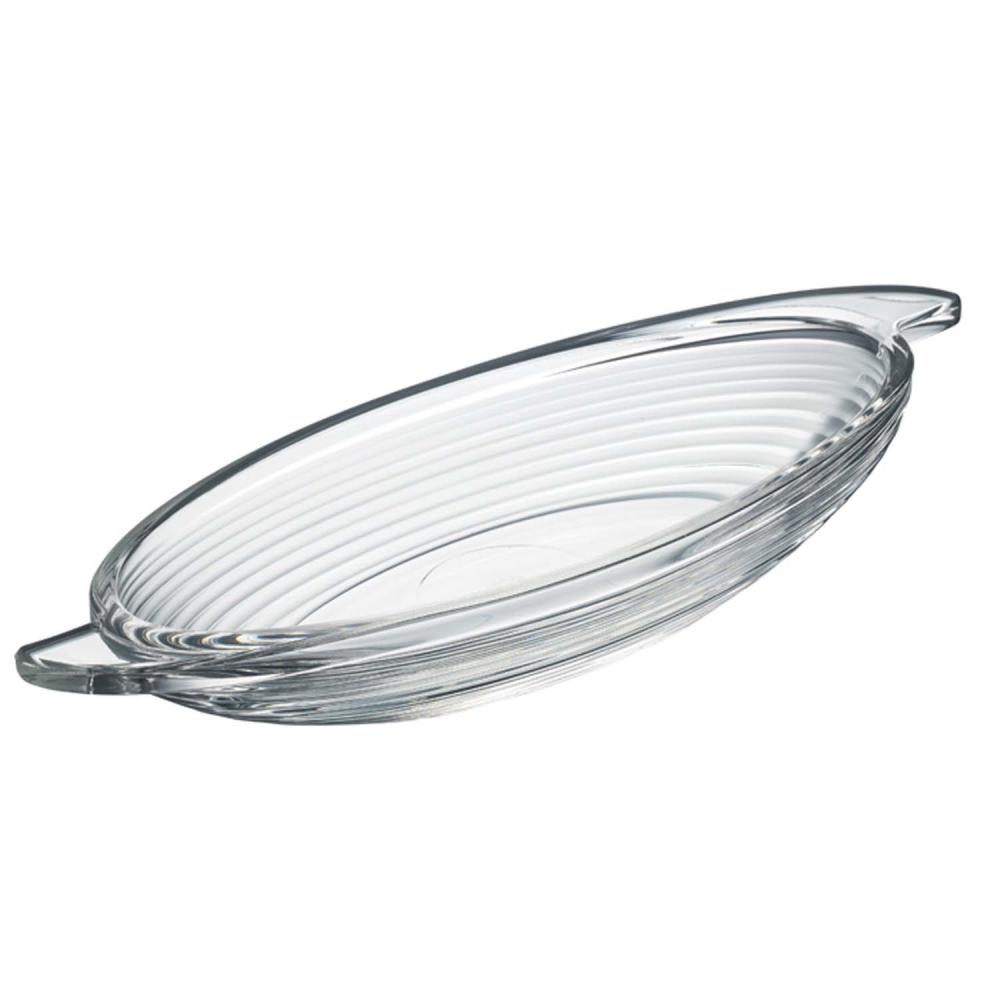 Блюдо для десертів La Rochere BALI, овальне, скло, 25 х 8 х 3 см