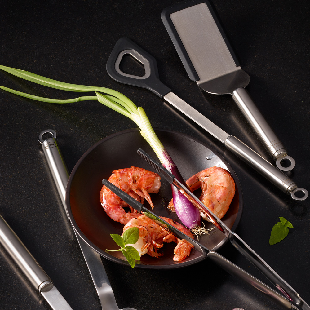 Лопатка кухонна Rosle з силіконовим краєм, 26,5 см