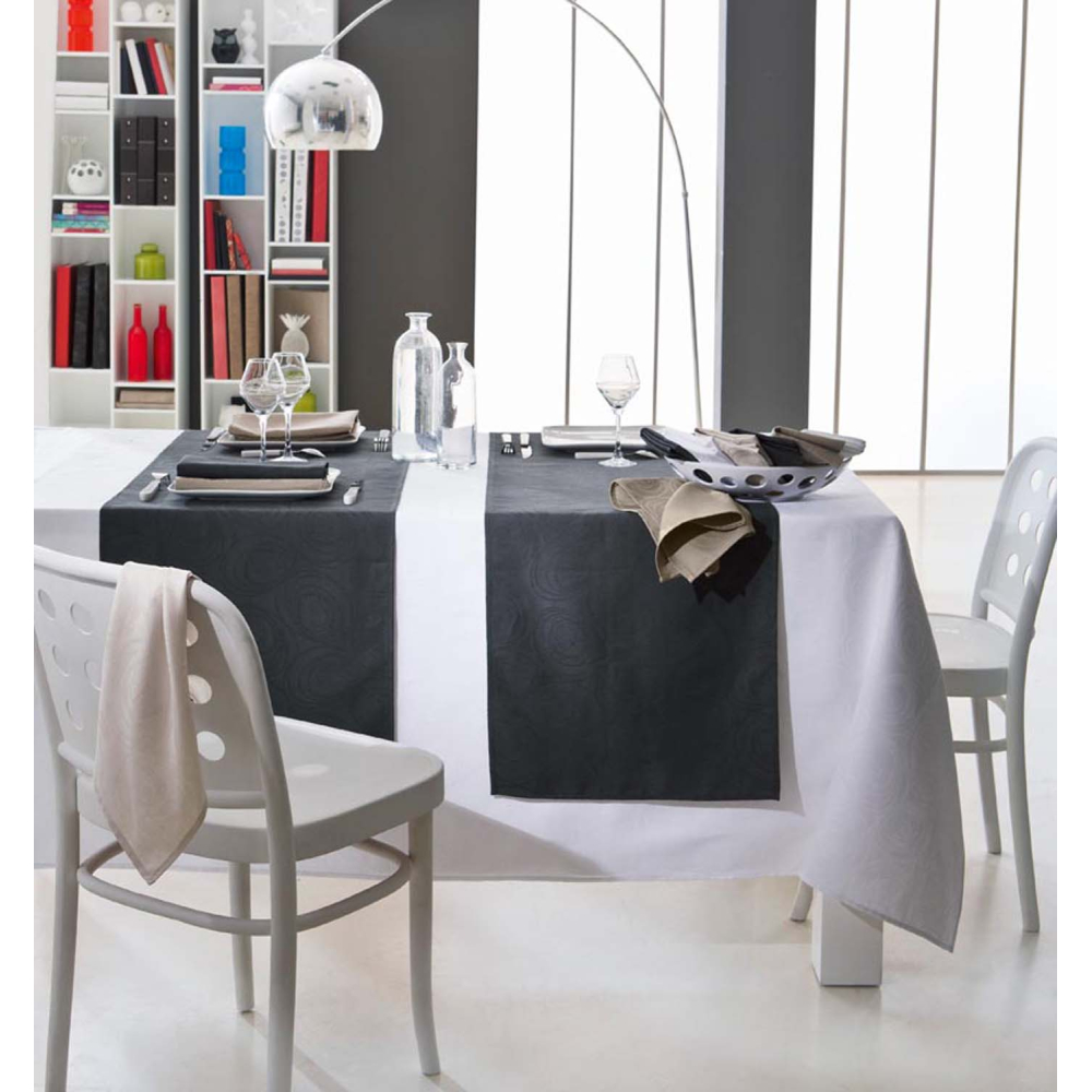 Скатерть Tradilinge Spirale Taupe, 100% хлопок, 150 х 200 см