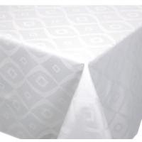 Скатерть Tradilinge Brunch Blanc, 100% полиэстер, 150 х 250 см
