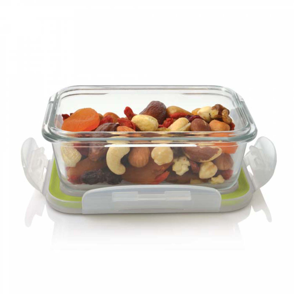 Контейнер пищевой прямоугольный BergHOFF, стеклянный, 14,5 х 11 см, 0,33 л