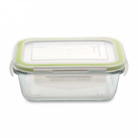 Контейнер харчовий прямокутний BergHOFF, скляний, 14,5 х 11 см, 0,33 л