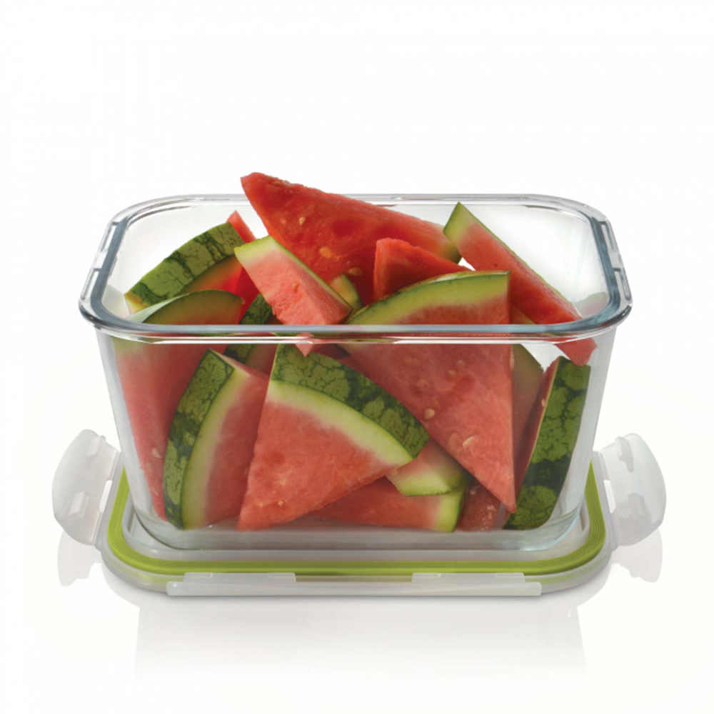 Контейнер харчовий прямокутний BergHOFF, скляний, 23,5 х 17 см, 2,7 л