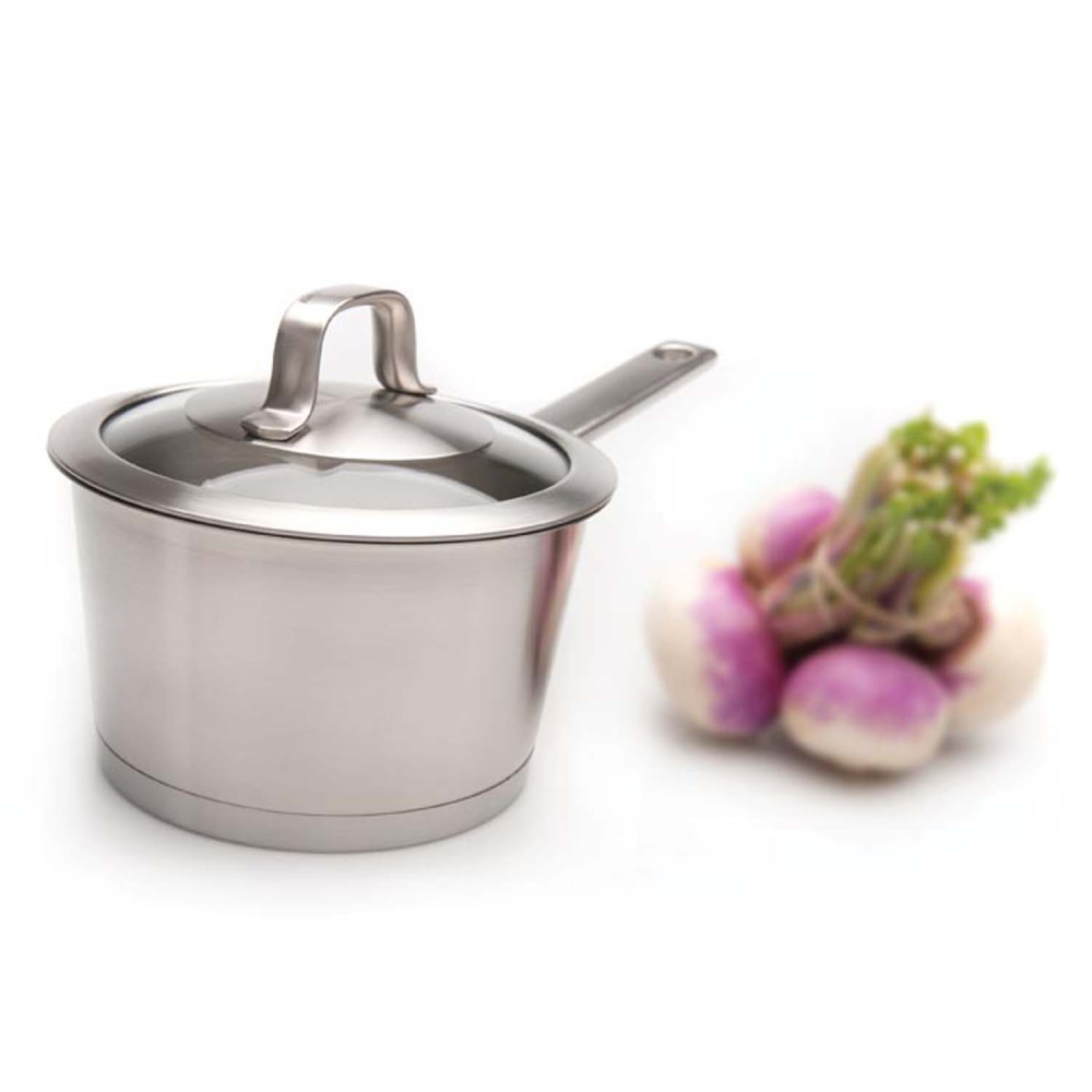 Ківш BergHOFF Manhattan зі скляною кришкою, діам. 16 см, 1,6 л