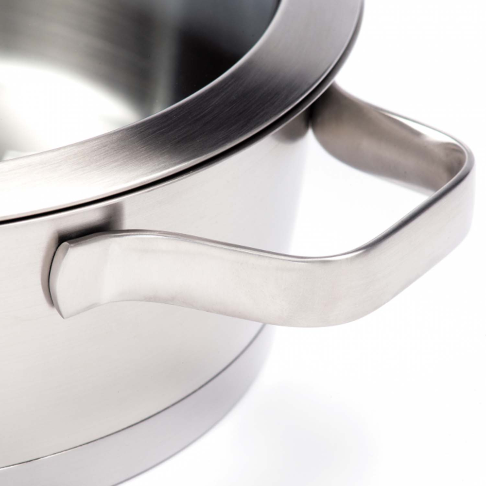 Каструля BergHOFF Manhattan зі скляною кришкою, діам. 18 см, 2,4 л