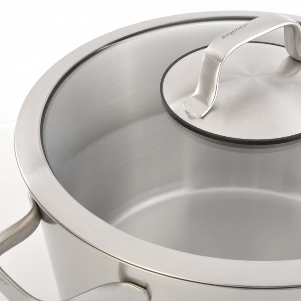 Каструля BergHOFF Manhattan зі скляною кришкою, діам. 28 см, 8,3 л