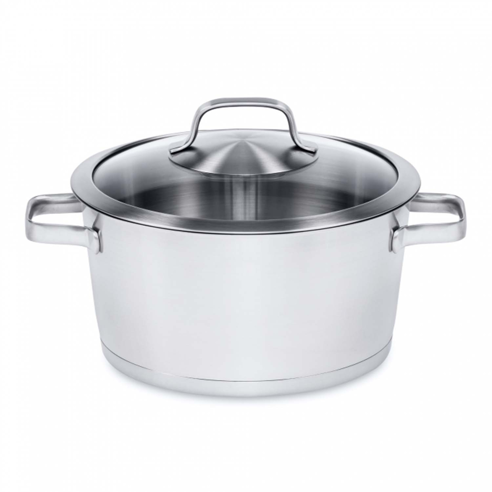 Каструля BergHOFF Manhattan зі скляною кришкою, діам. 28 см, 8,3 л