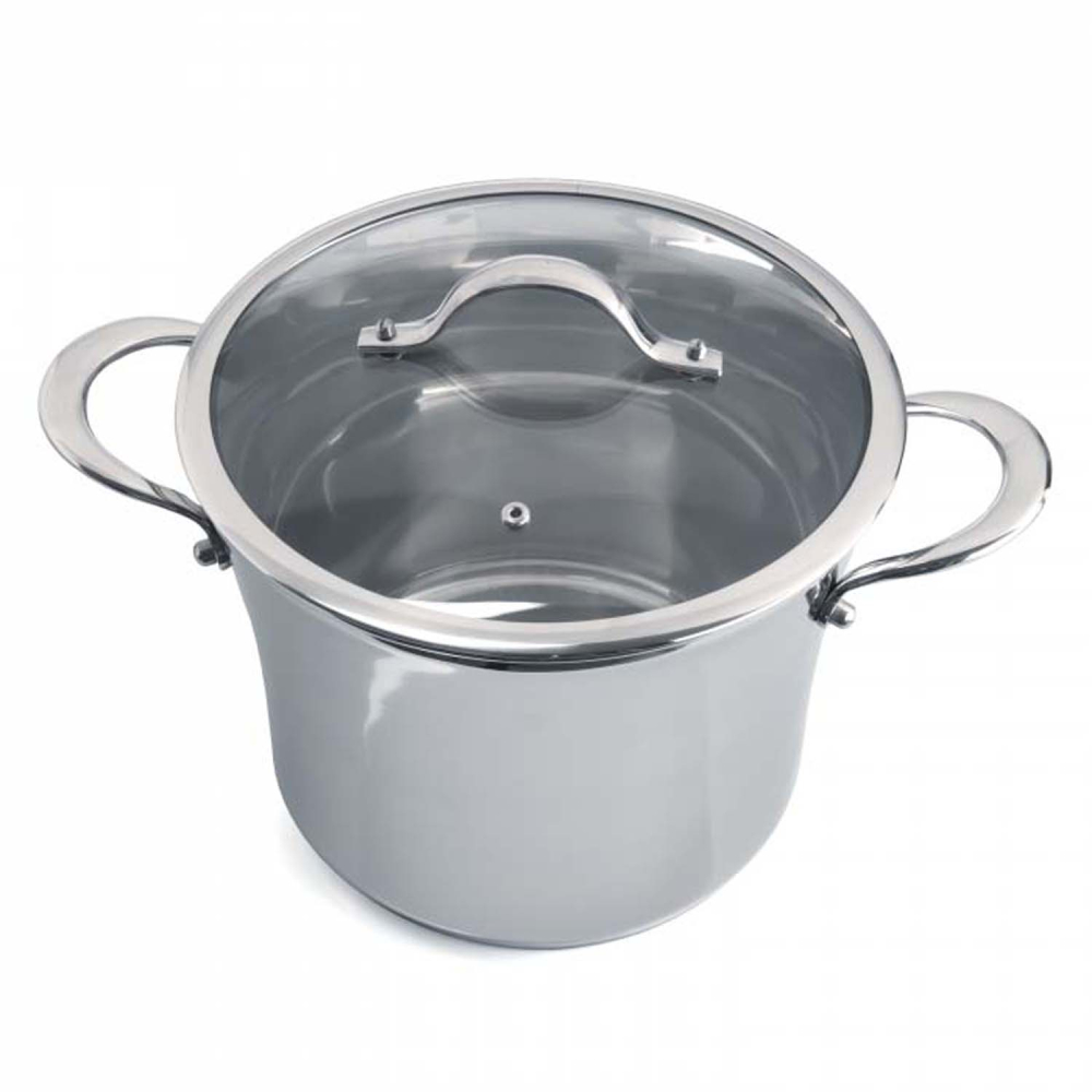 Каструля BergHOFF Tulip 26 див. зі скла. кришкою 7,8 л.