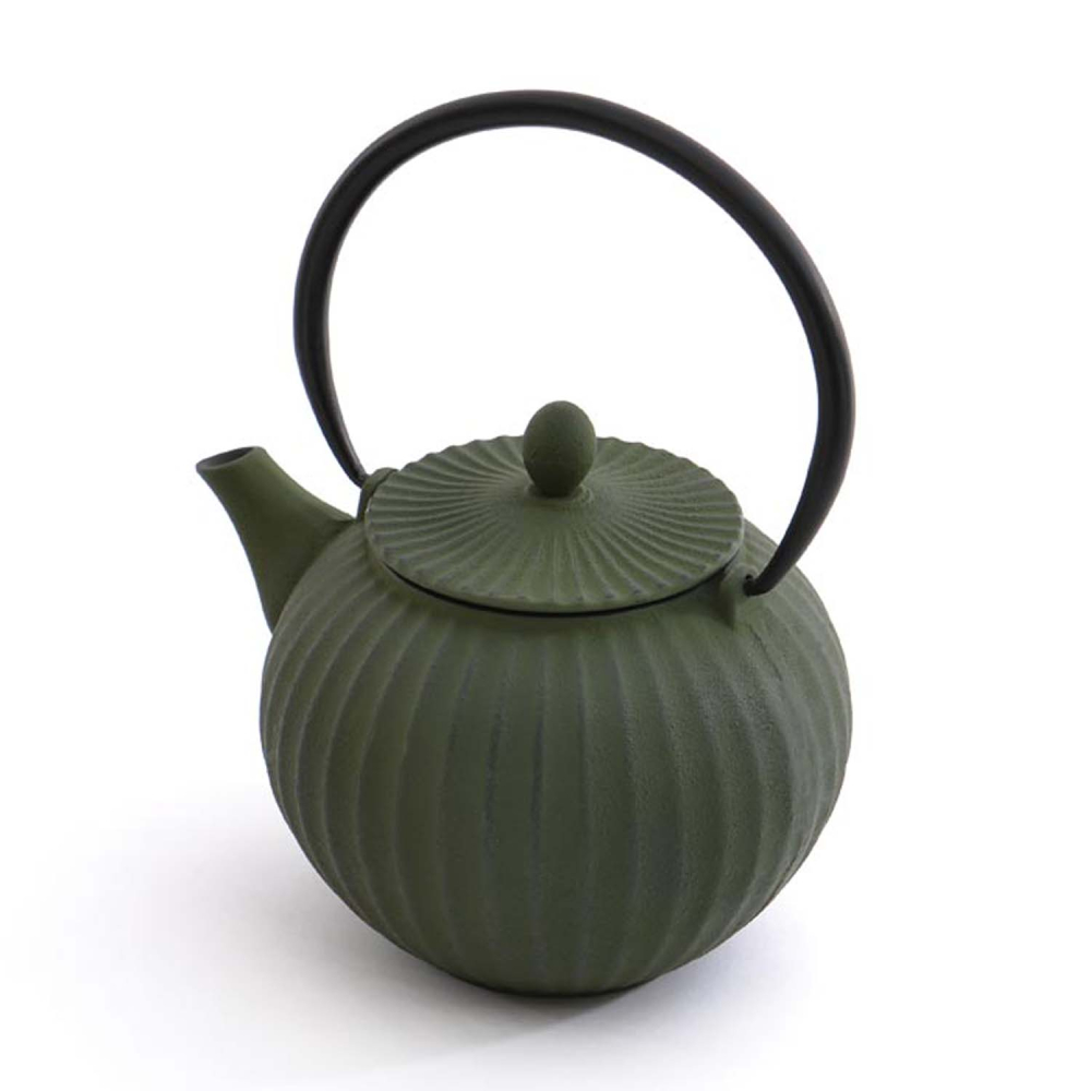 Чайник заварочный чугунный BergHOFF, темно-зеленый, 1300 мл