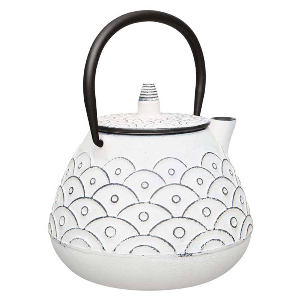 Чайник заварювальний чавунний BergHOFF, білий, 950 мл