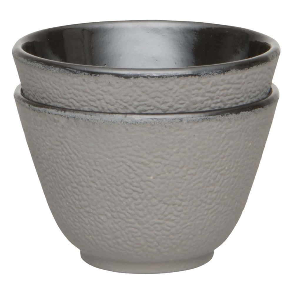 Набір чашок для чаю BergHOFF, чавун, сірий, 100 мл, 2 шт.