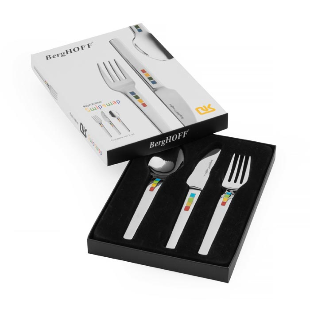 Набір столових приборів для дітей BergHOFF Swipswap, 3 шт.