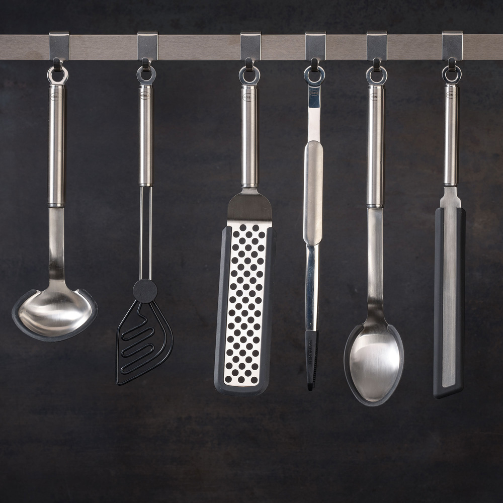 Щипцы узкие с силиконовым краем Rosle, 32 см