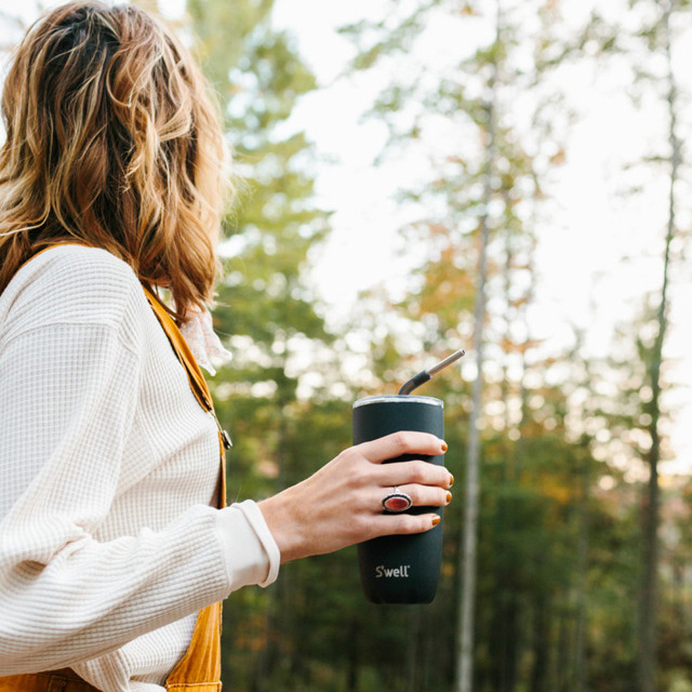 Термокружка для напитков S'well ONYX, черная, 530 мл