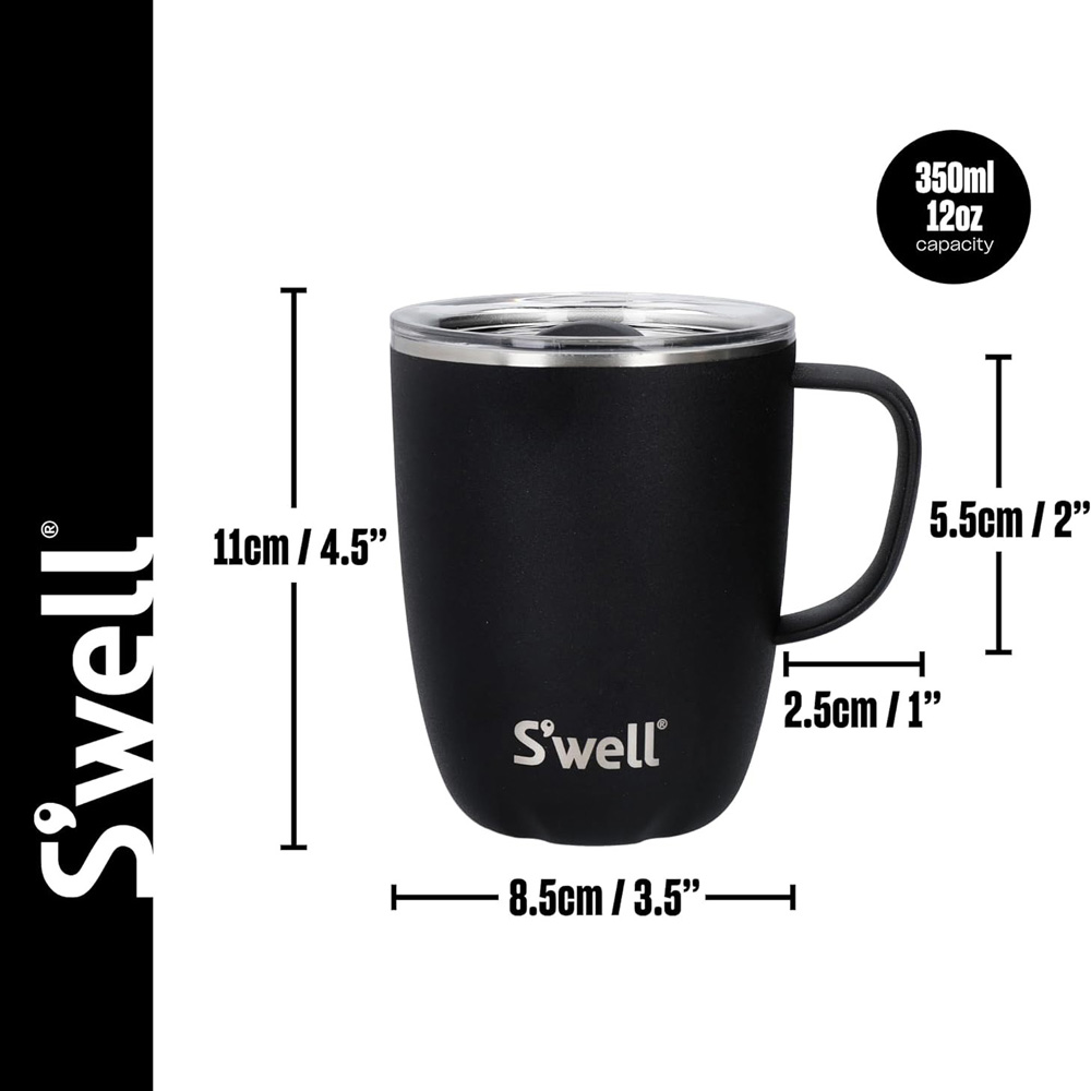 Термокухоль S'well ONYX, 350 мл