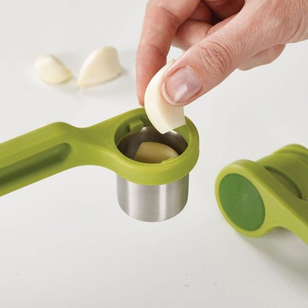 Пресс для чеснока Joseph Joseph GADGETS, зеленый, 4,6 х 17,6 х 5,8 см