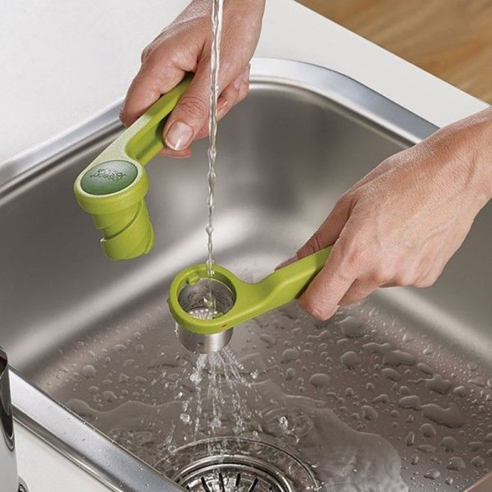 Пресс для чеснока Joseph Joseph GADGETS, зеленый, 4,6 х 17,6 х 5,8 см