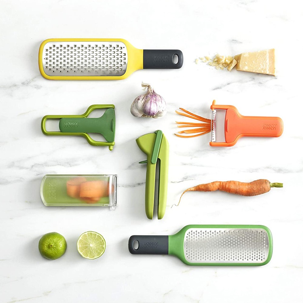 Нож для очистки с резервуаром для кожуры Joseph Joseph, зеленый, 14,0 х 6,0 х 3,0 см