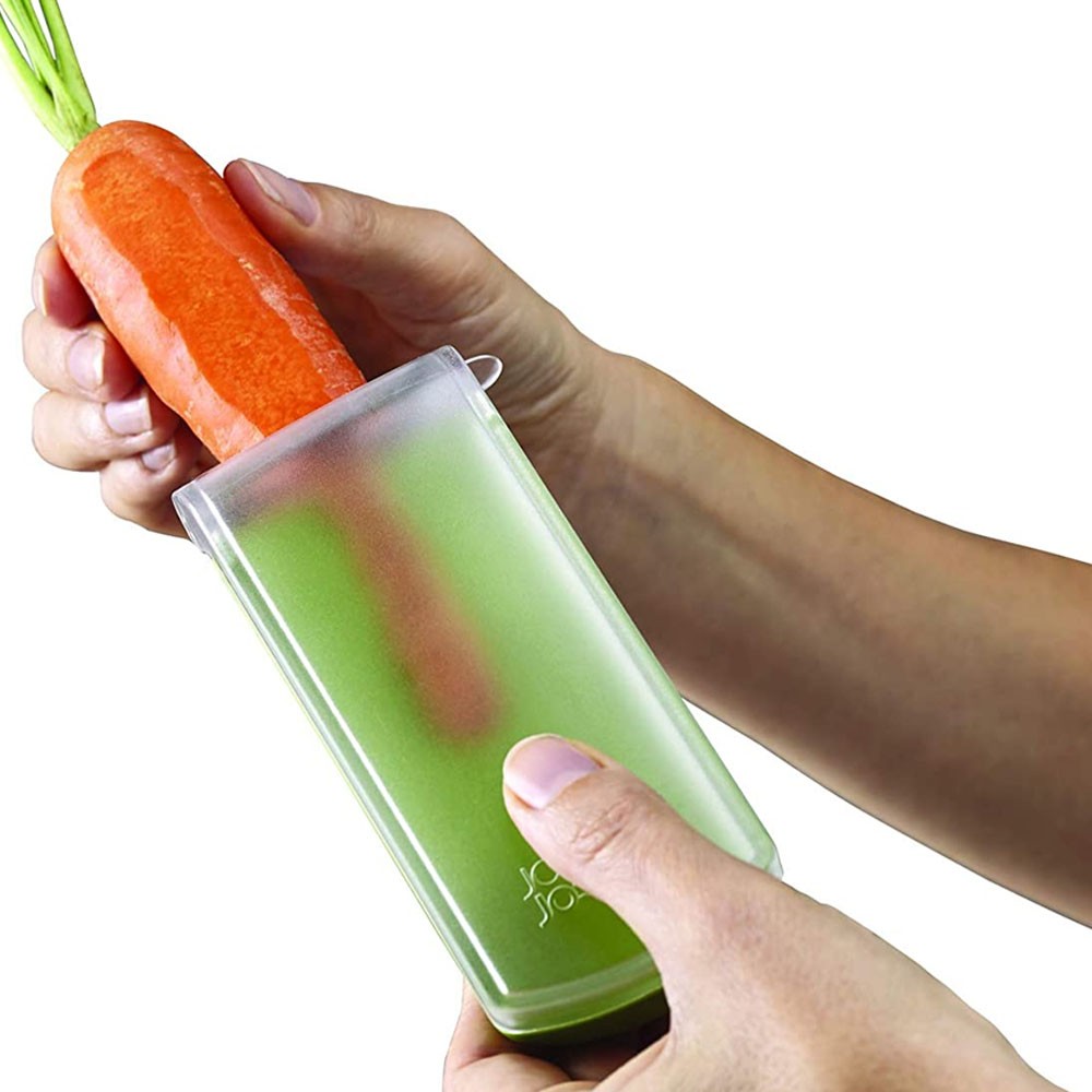 Нож для очистки с резервуаром для кожуры Joseph Joseph, зеленый, 14,0 х 6,0 х 3,0 см