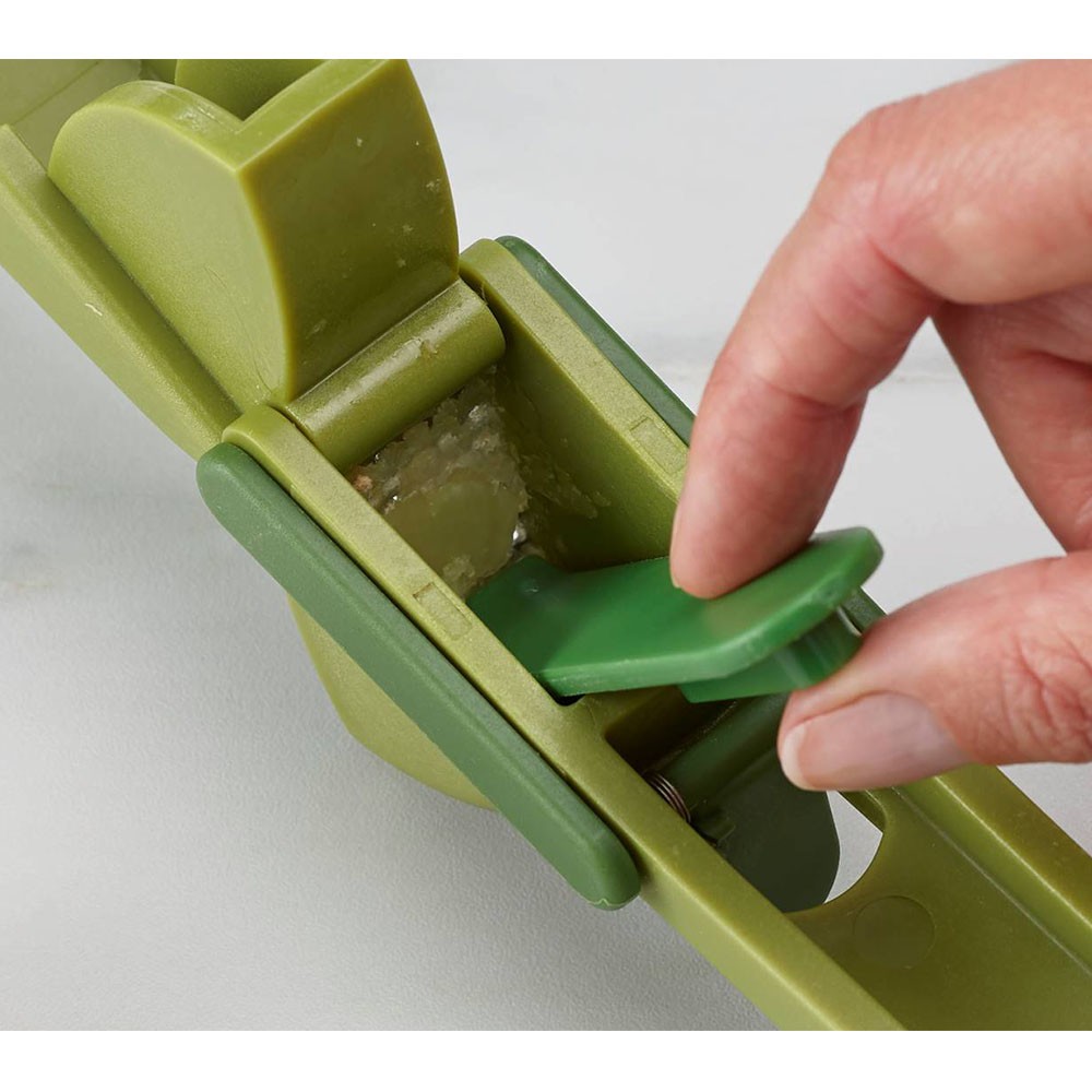 Пресс для чеснока с очищающей пластиной Joseph Joseph, зеленый, 16 х 4,2 х 6,0 см