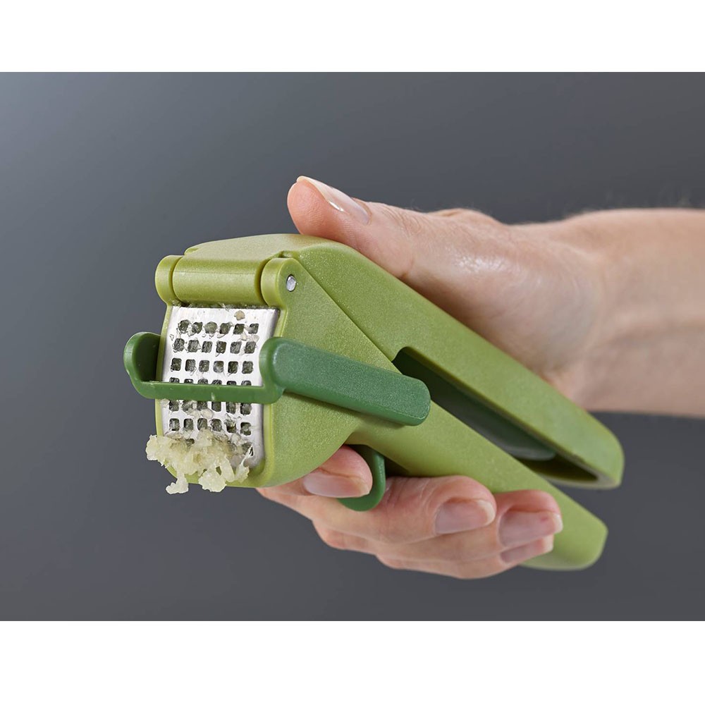 Пресс для чеснока с очищающей пластиной Joseph Joseph, зеленый, 16 х 4,2 х 6,0 см