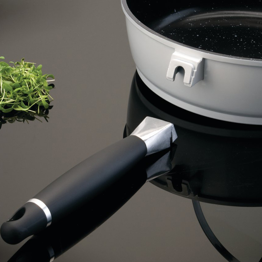 Сотейник BergHOFF Virgo white с крышкой, диам. 28 см, 4,3 л