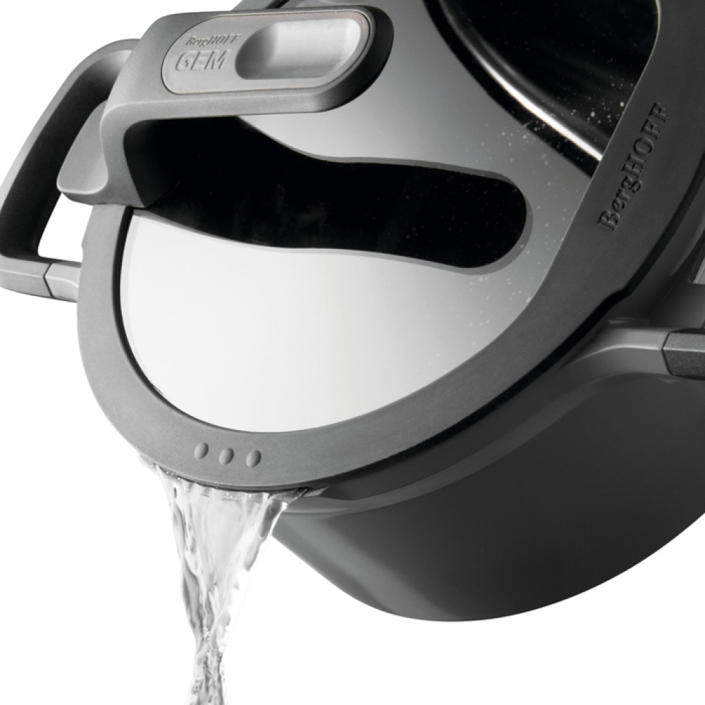 Кастрюля с антипригарным покрытием BergHOFF STAY COOL, серый, диам. 20 см, 2,8 л