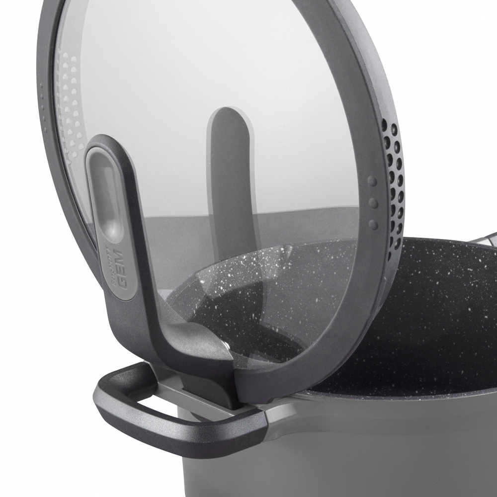 Кастрюля с антипригарным покрытием BergHOFF STAY COOL, серый, диам. 20 см, 2,8 л