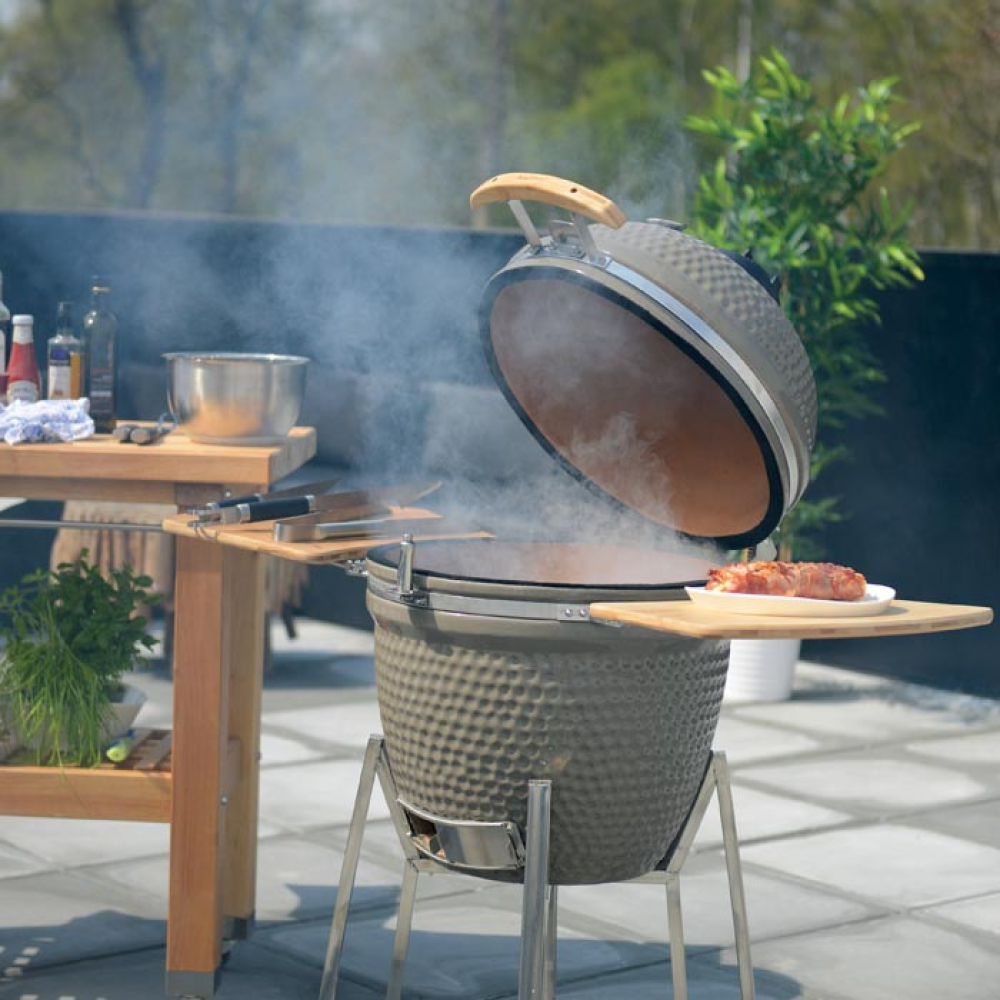 Гриль вугільний BergHOFF, керамічний, сірий