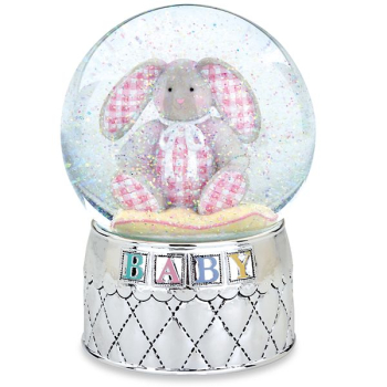 Музыкальный шар Reed and Barton BUNNY, посеребренный