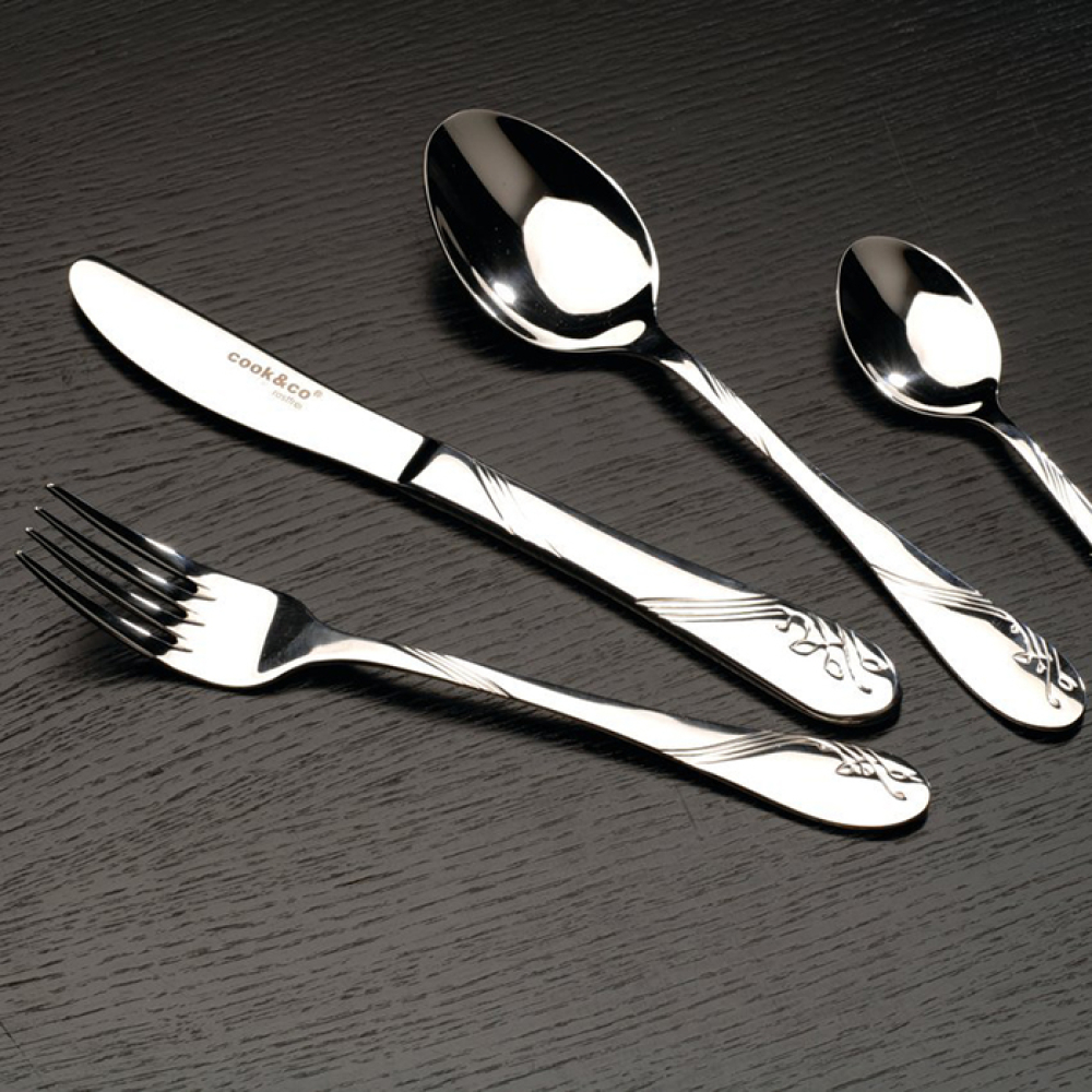 Набор столовых приборов CookCo Sphere (Susanna без позолоты), 24 пр.