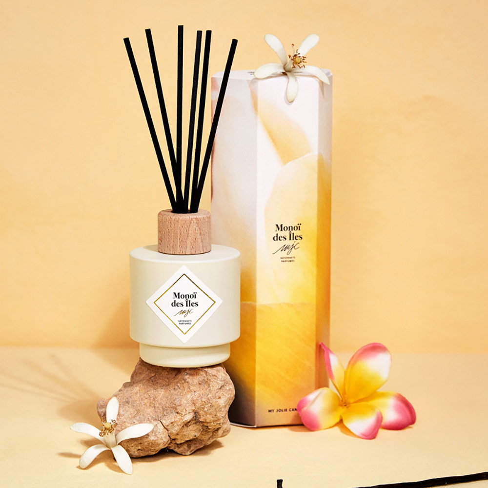 Дифузор My Jolie Candle + Наповнювач з ароматом ISLAND MONOЇ, 100 мл
