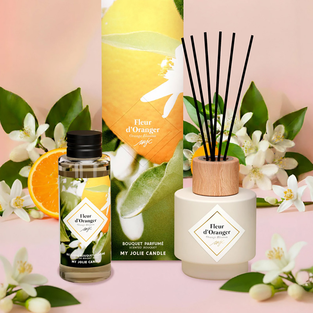 Дифузор My Jolie Candle + Наповнювач з ароматом ORANGE BLOSSOM, 100 мл