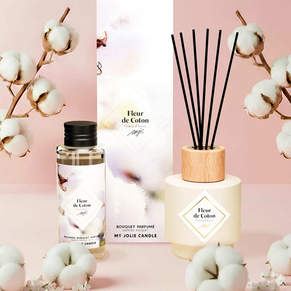 Дифузор My Jolie Candle + Наповнювач з ароматом COTTON FLOWER, 100 мл