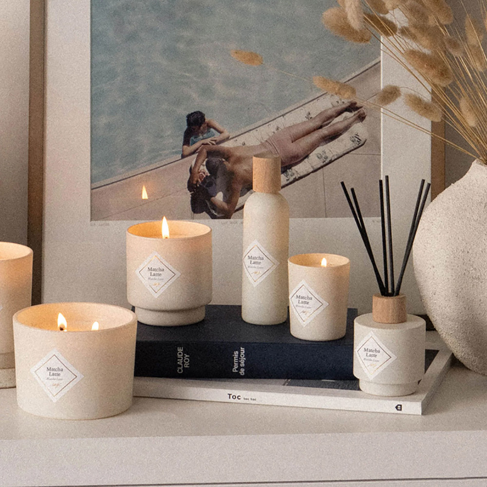 Дифузор My Jolie Candle + Наповнювач з ароматом MATCHA LATTE, 100 мл