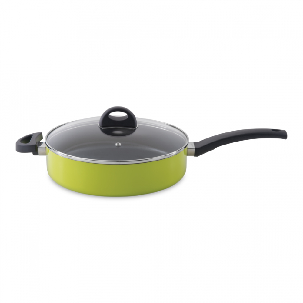 Сотейник BergHOFF ECLIPSE с крышкой, зеленый, диам. 26 см, 3,2 л