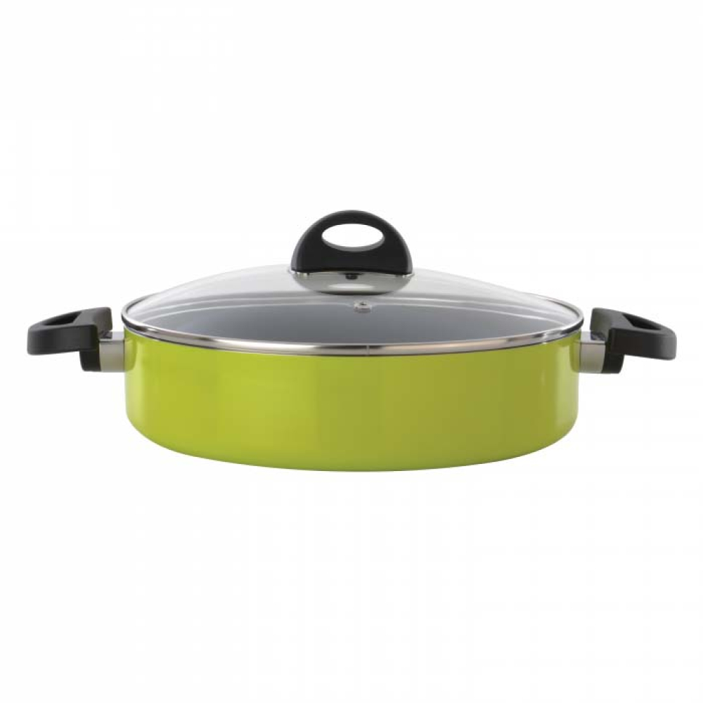 Сотейник BergHOFF ECLIPSE із кришкою, зелений, діам. 26 см, 3,2 л