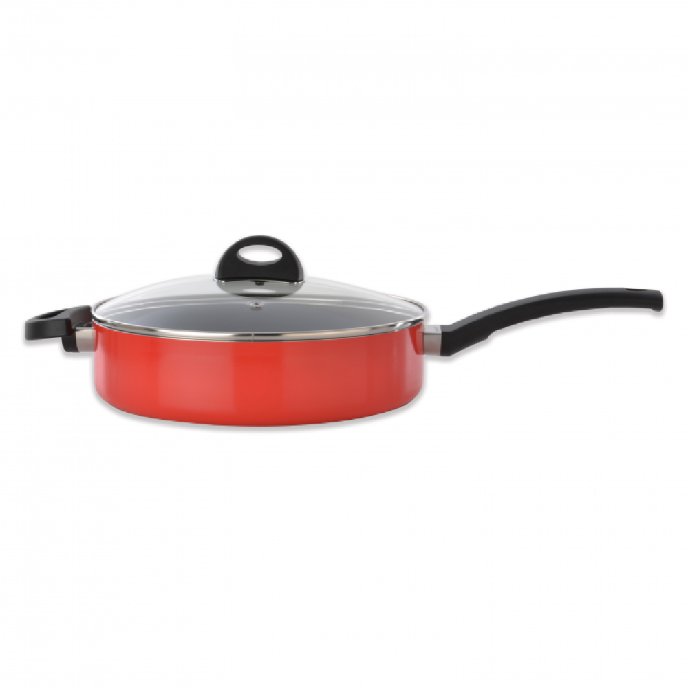 Стійник BergHOFF ECLIPSE з кришкою, червоний, діам. 26 см, 3,2 л