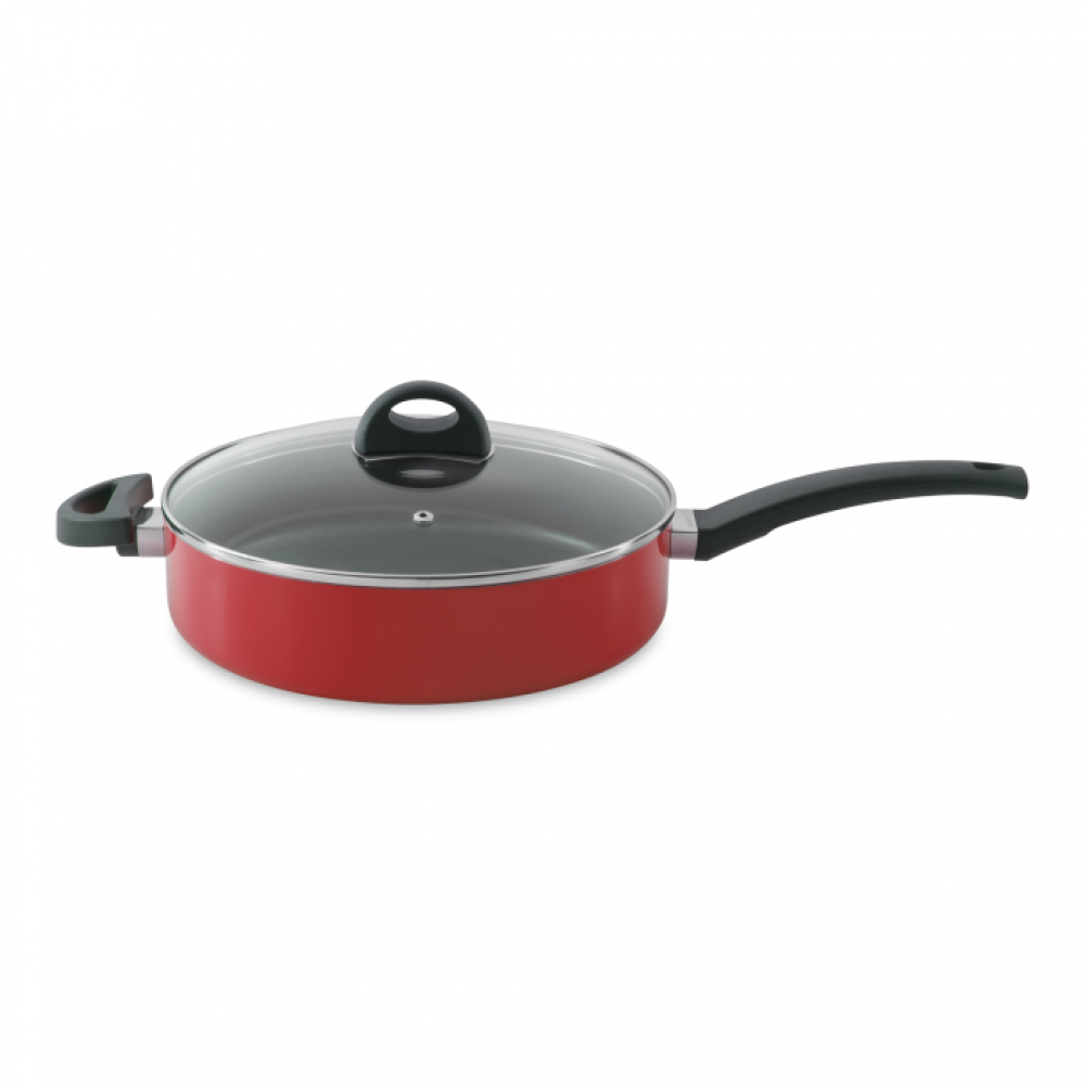 Стійник BergHOFF ECLIPSE з кришкою, червоний, діам. 26 см, 3,2 л