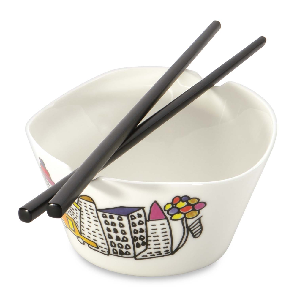 Мисочка для риса с палочками BergHOFF ECLIPSE, 300 мл 2 шт.