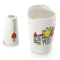 Набор из вазы и подсвечника BergHOFF