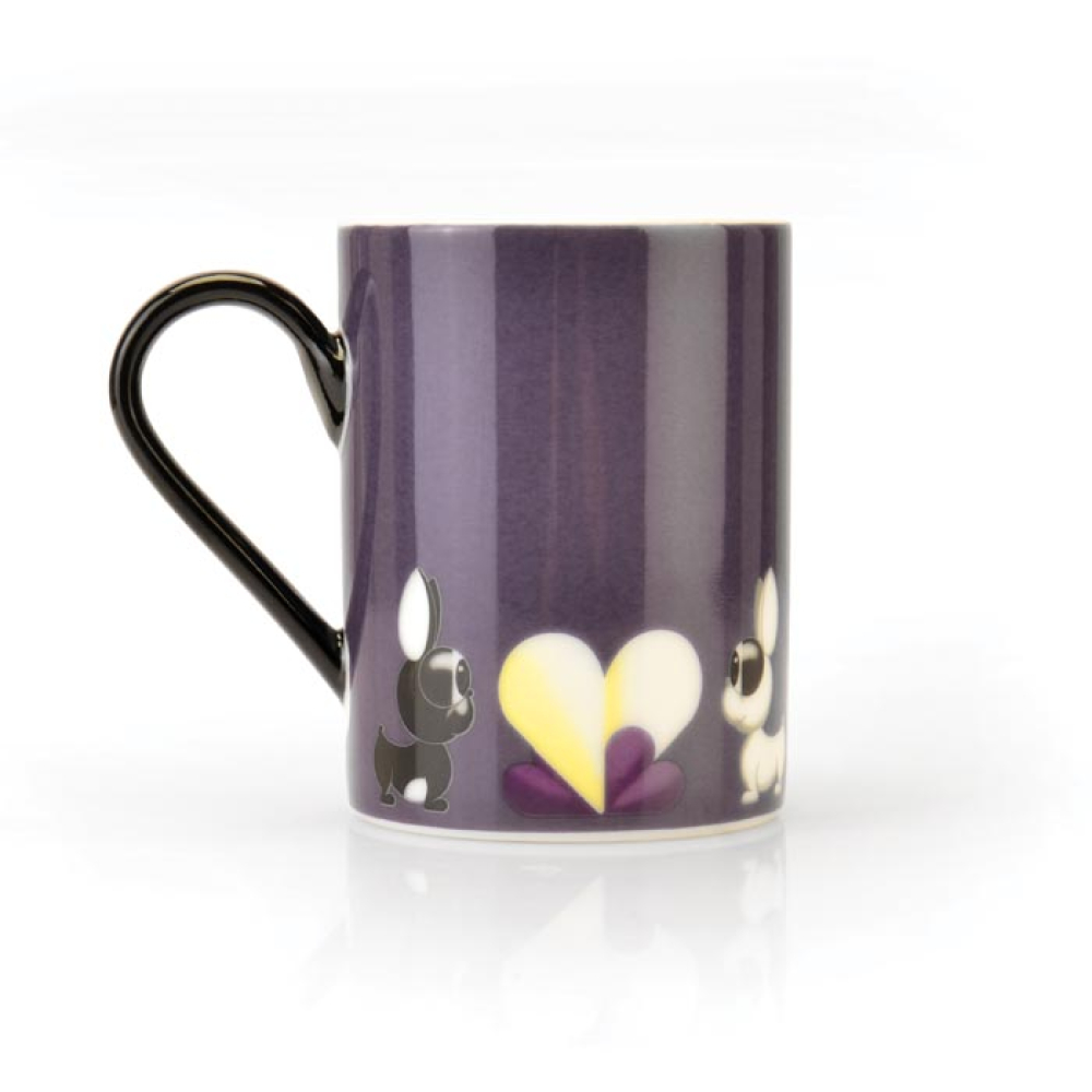 Кавовий кухоль фіолетовий BergHOFF Lover by Lover, 300 мл, 2 шт.