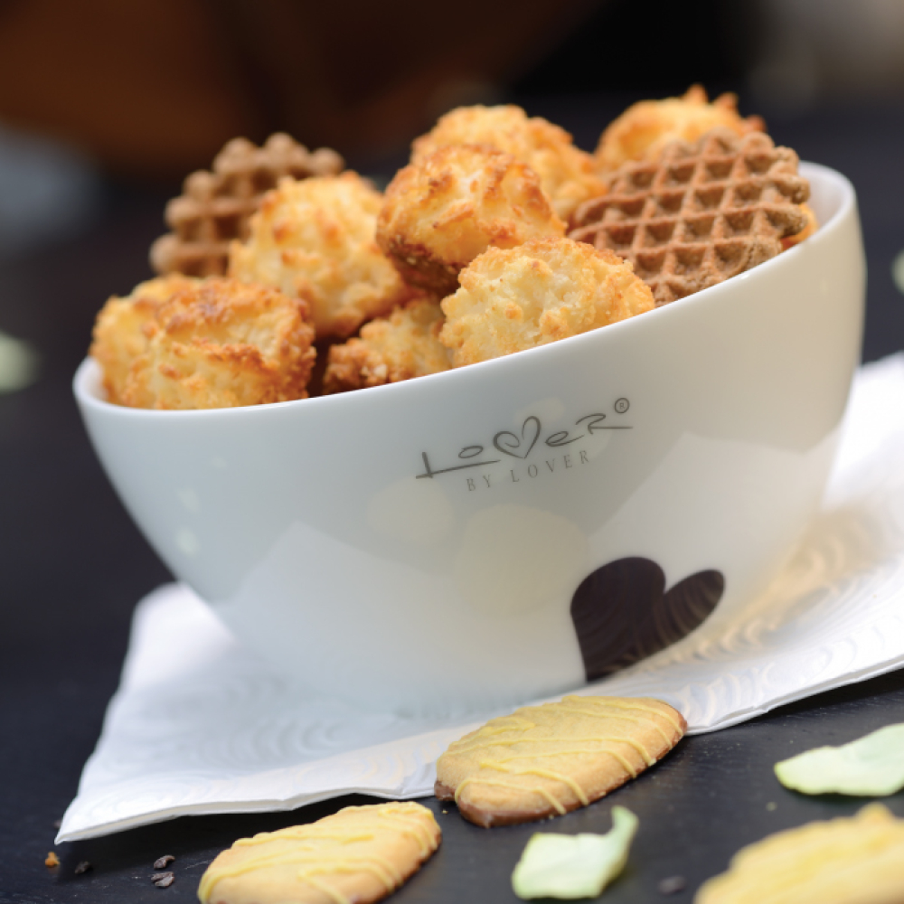 Миска для мюслі BergHOFF біла (2 шт./уп.) 15х7 см Lover by Lover 0,75