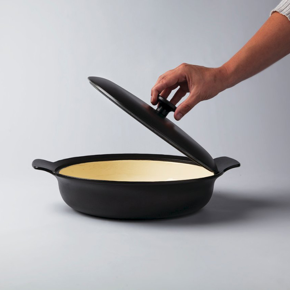 Сотейник чугунный BergHOFF RON, с двумя ручками, 2,5 л, диам. 28 см