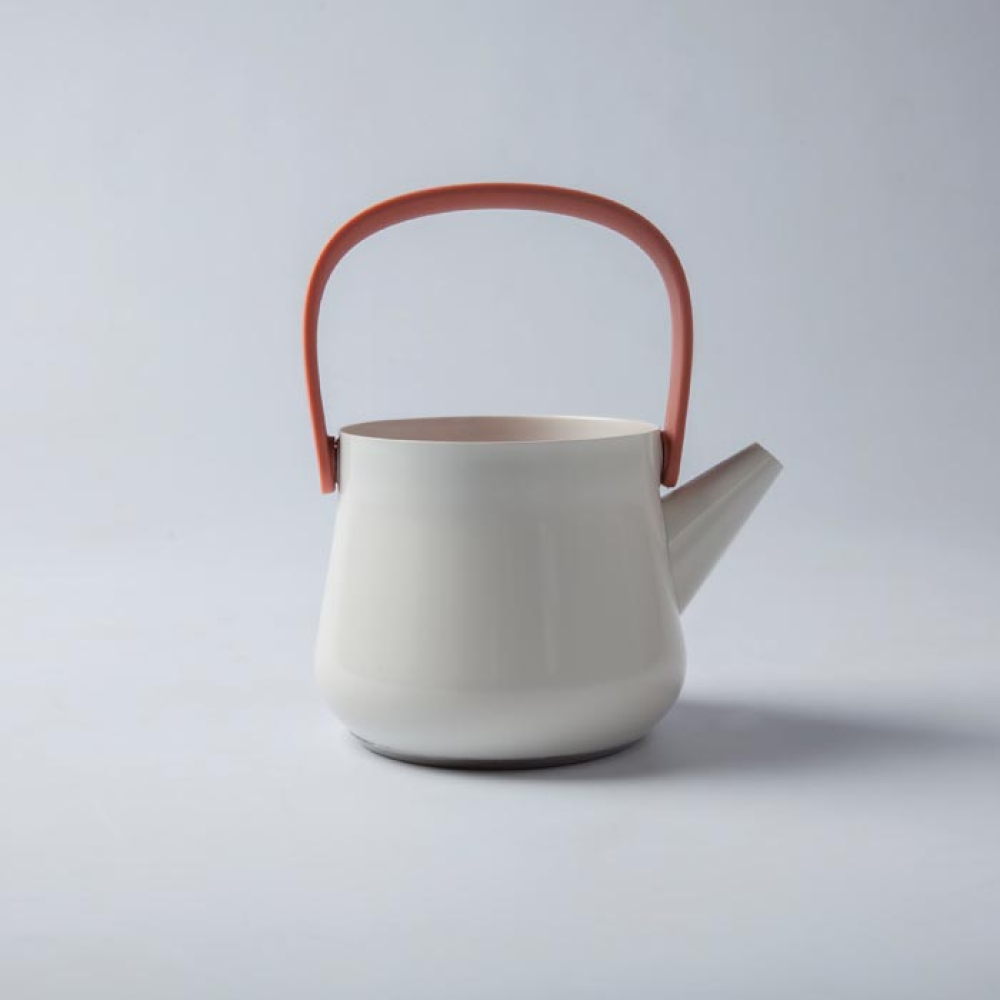 Чайник заварювальний з ситечком BergHOFF, білий, 1,0 л