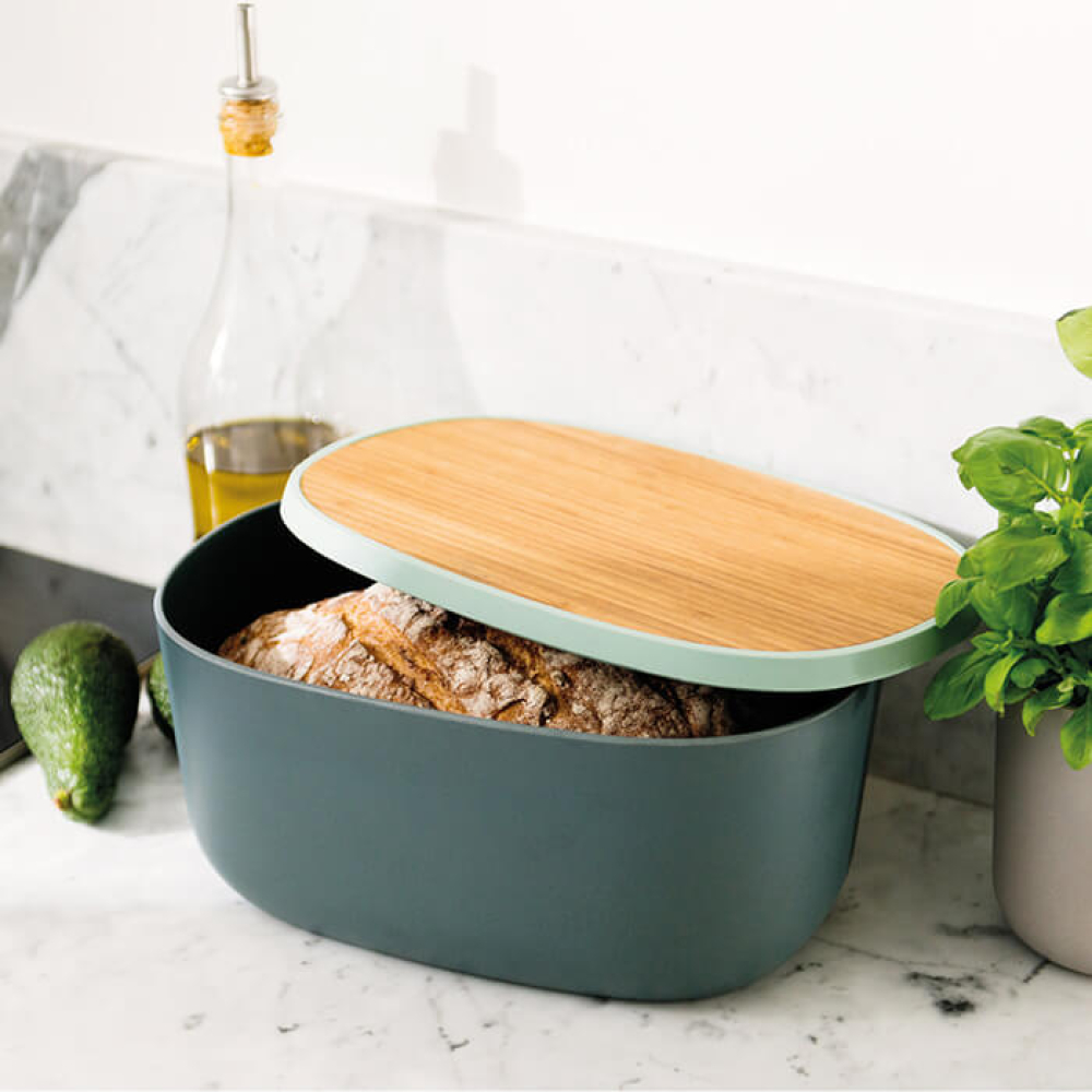 Хлебница BergHOFF LEO с разделочной доской, 31,5 х 21,5 х 15 см