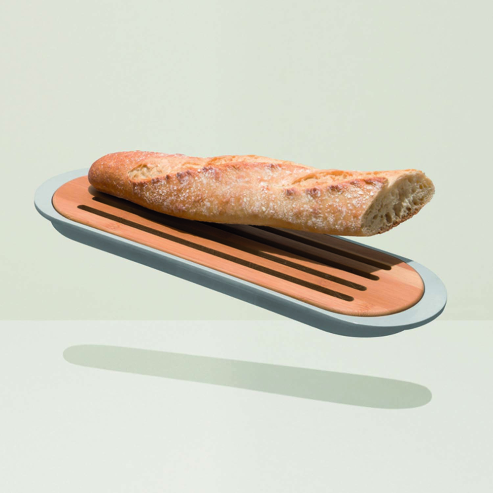 Доска для нарезки хлеба BergHOFF LEO, с поддоном, 37 х 11 х 2 см