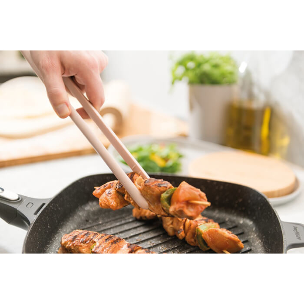 Щипцы пластиковые BergHOFF LEO, розовые, 28 см