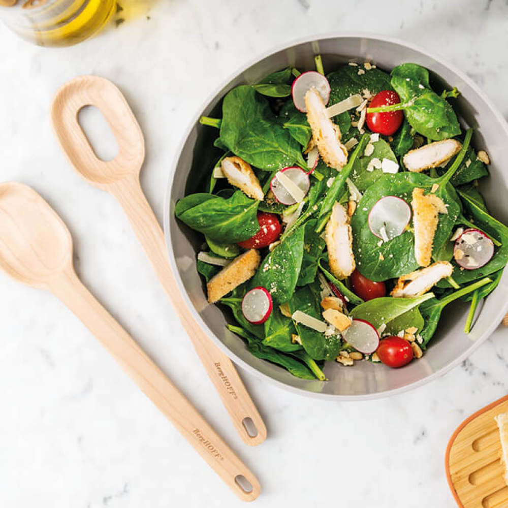 Набор для салата BergHOFF, миска и деревянные приборы, 3 пр.