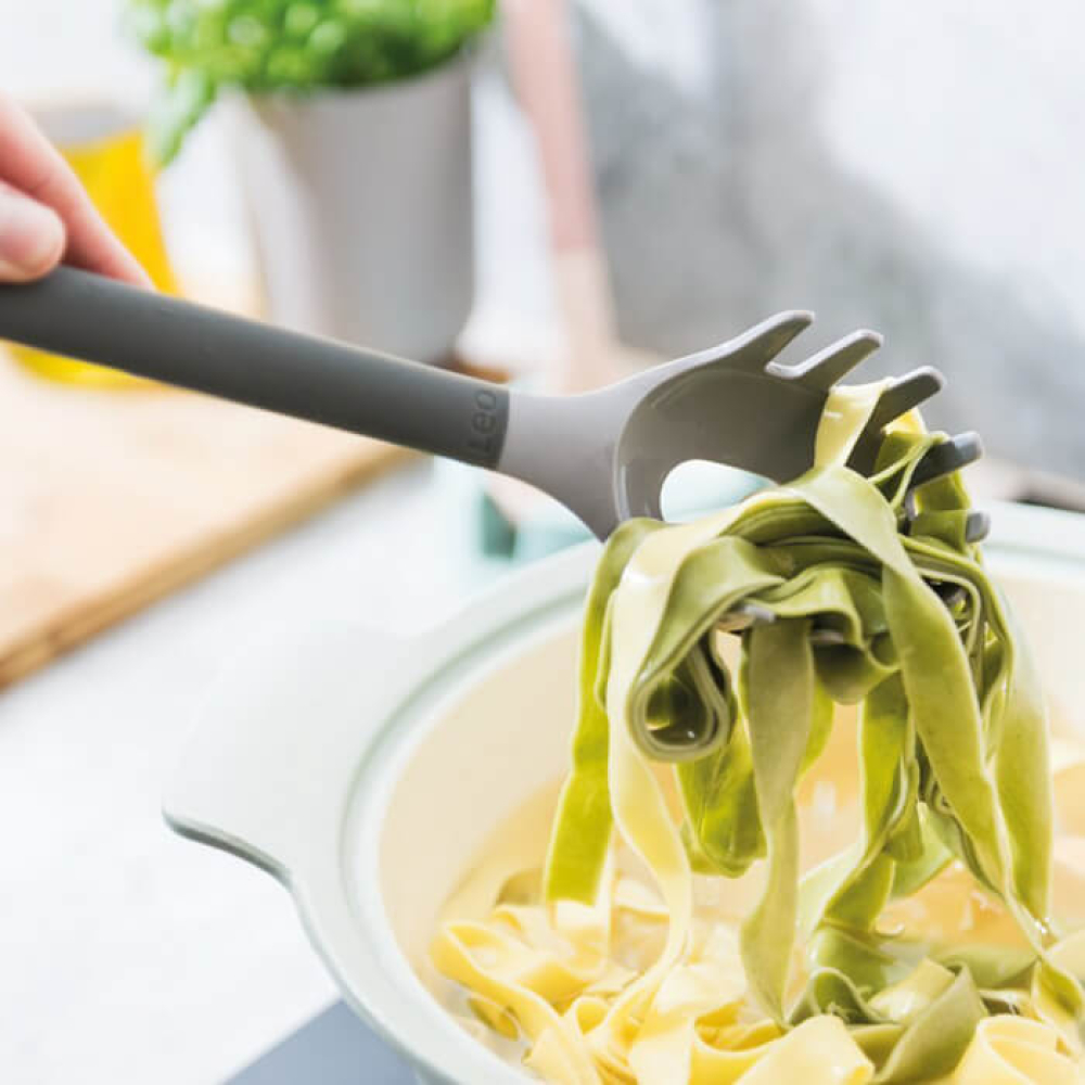 Ложка для пасти BergHOFF LEO, сіра, 31 см